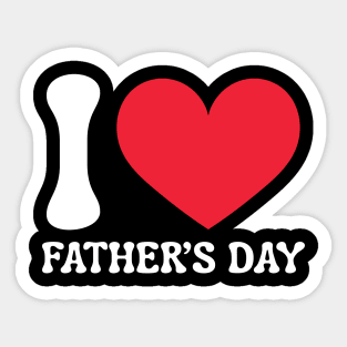 I-Love-Father's-Day Sticker